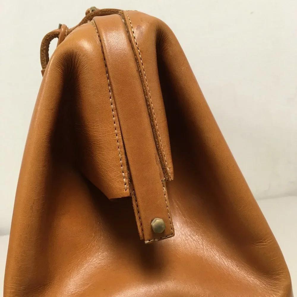 Tweeds belting leather briefcase doctors lawyer bag new Vintage
